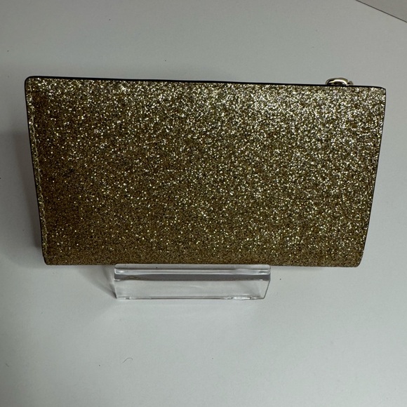 Kate Spade NWT Spencer Glitter Small Slim Bifold Wallet - Picture 4 of 11